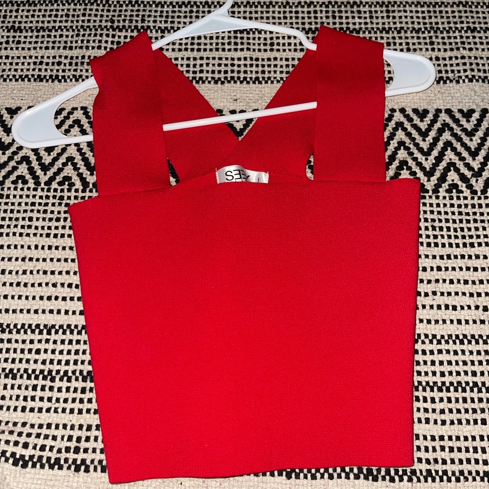 LF Square Neck crop top